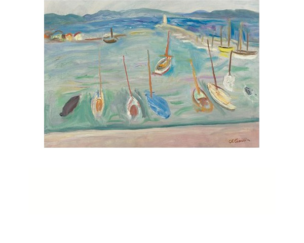 Le port de Saint-Tropez, 1951, Camoin