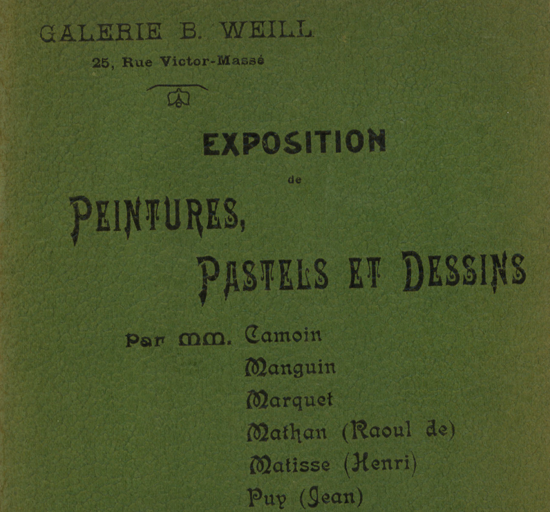 Camoin et les fauves à la galerie Berthe Weill